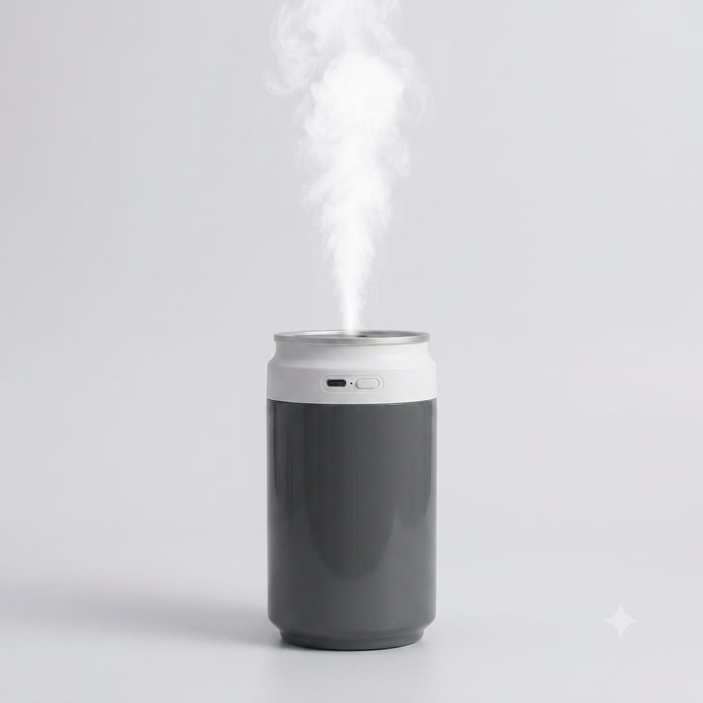 Portable USB Electric Bakhoor Burner – Rechargeable Electronic Oud & Incense Fragrance Diffuser for Car, Home & Office (Can Shape)