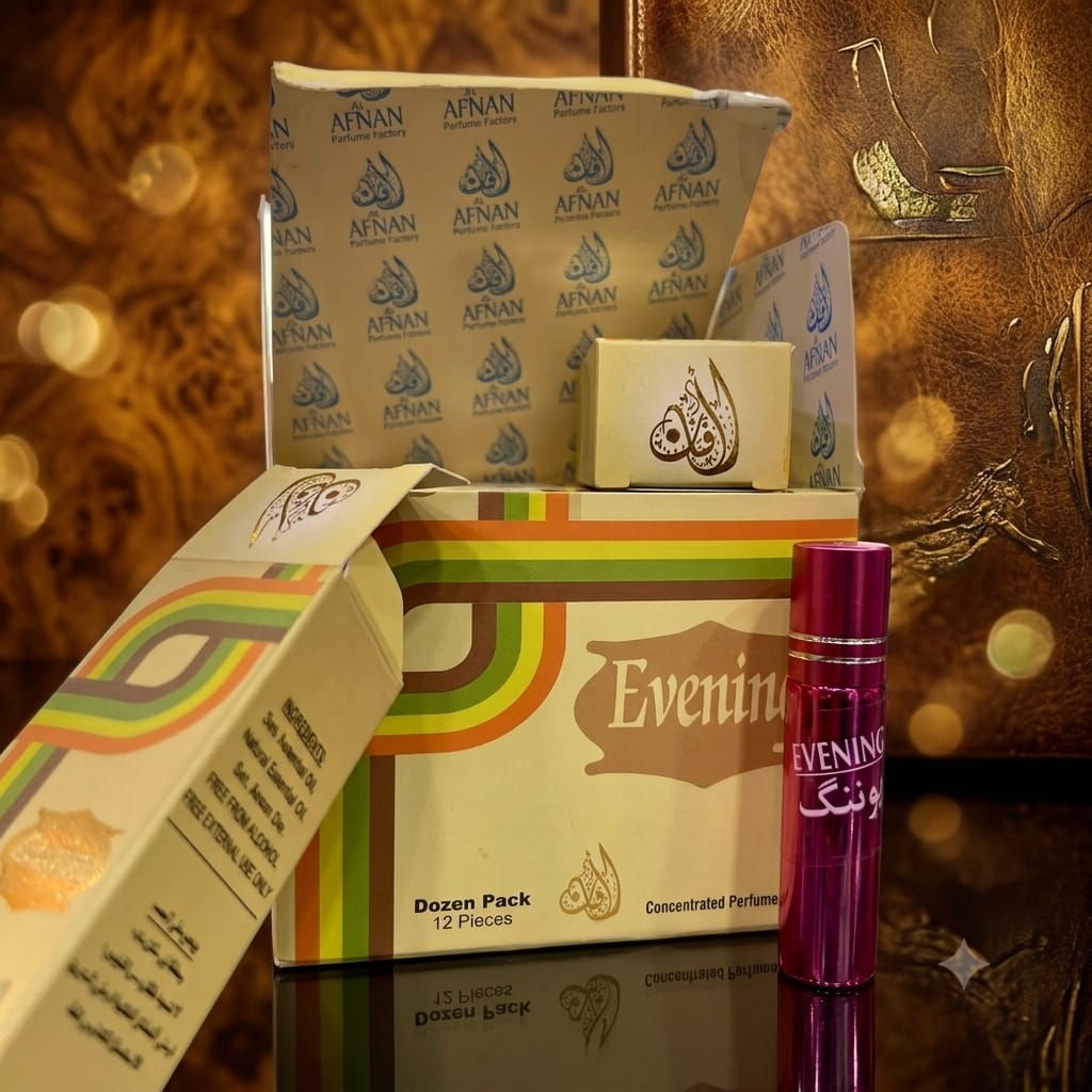 Evening Concentrated Perfume Oil – 100% Alcohol-Free Long Lasting Attar 6 ML bottle