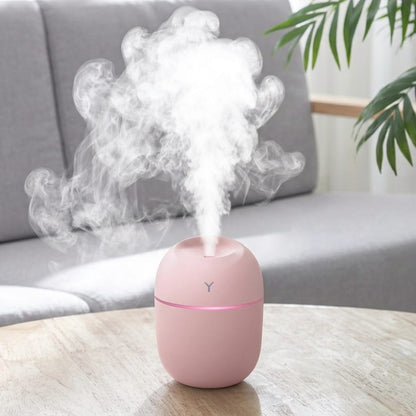 USB Humidifier & Aroma Diffuser – Ultrasonic Cool Mist Air Purifier for Home, Car & Office
