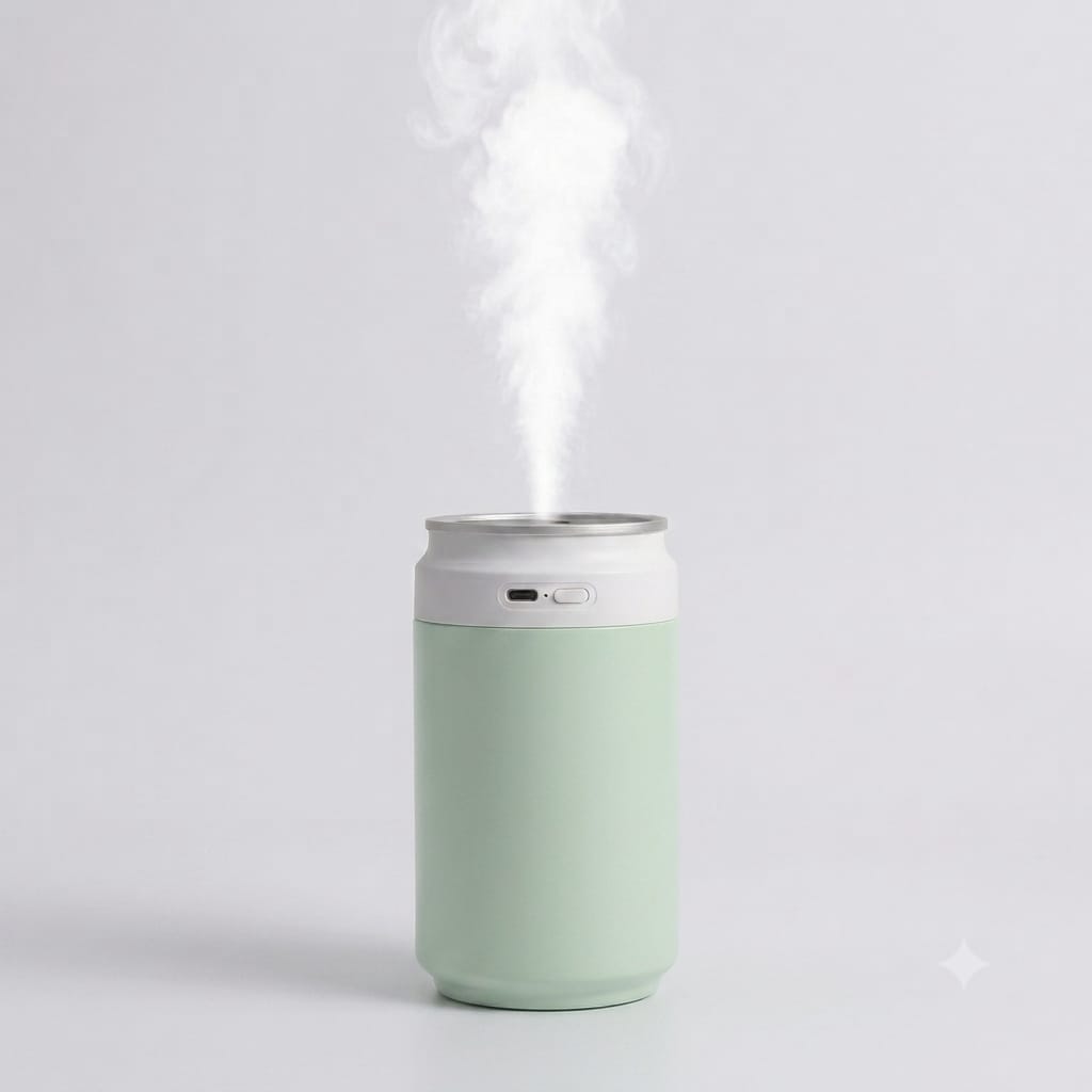 Portable USB Electric Bakhoor Burner – Rechargeable Electronic Oud & Incense Fragrance Diffuser for Car, Home & Office (Can Shape)