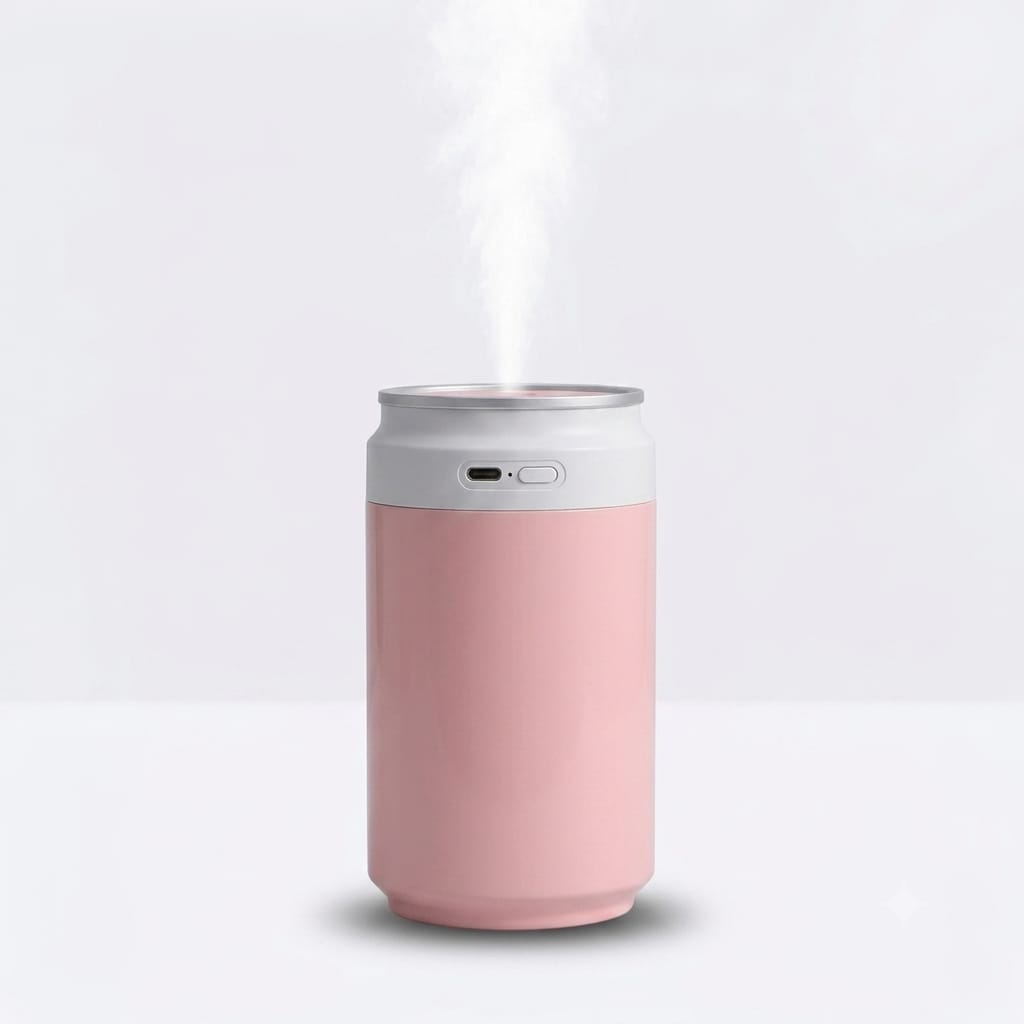 Portable USB Electric Bakhoor Burner – Rechargeable Electronic Oud & Incense Fragrance Diffuser for Car, Home & Office (Can Shape)